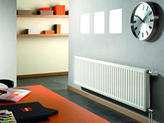 暖气片安装效果图